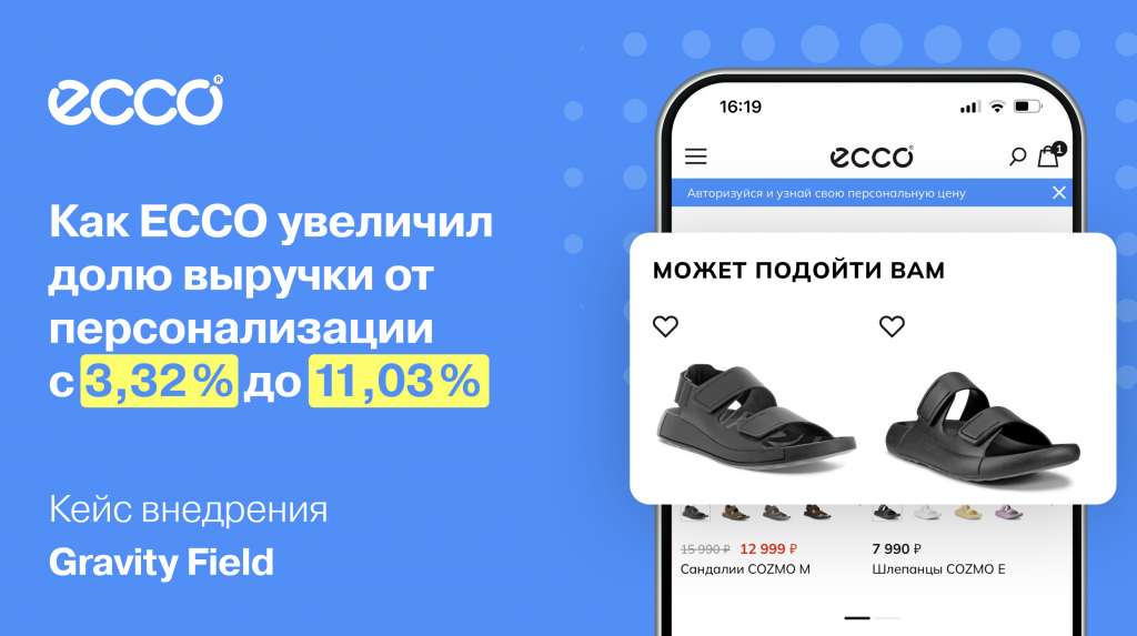 Как fashion-бренд ECCO увеличил долю выручки от персонализации с 3,32 % до 11,03 %